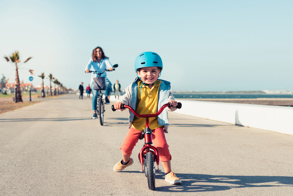 Bicyklovania sa v detstve